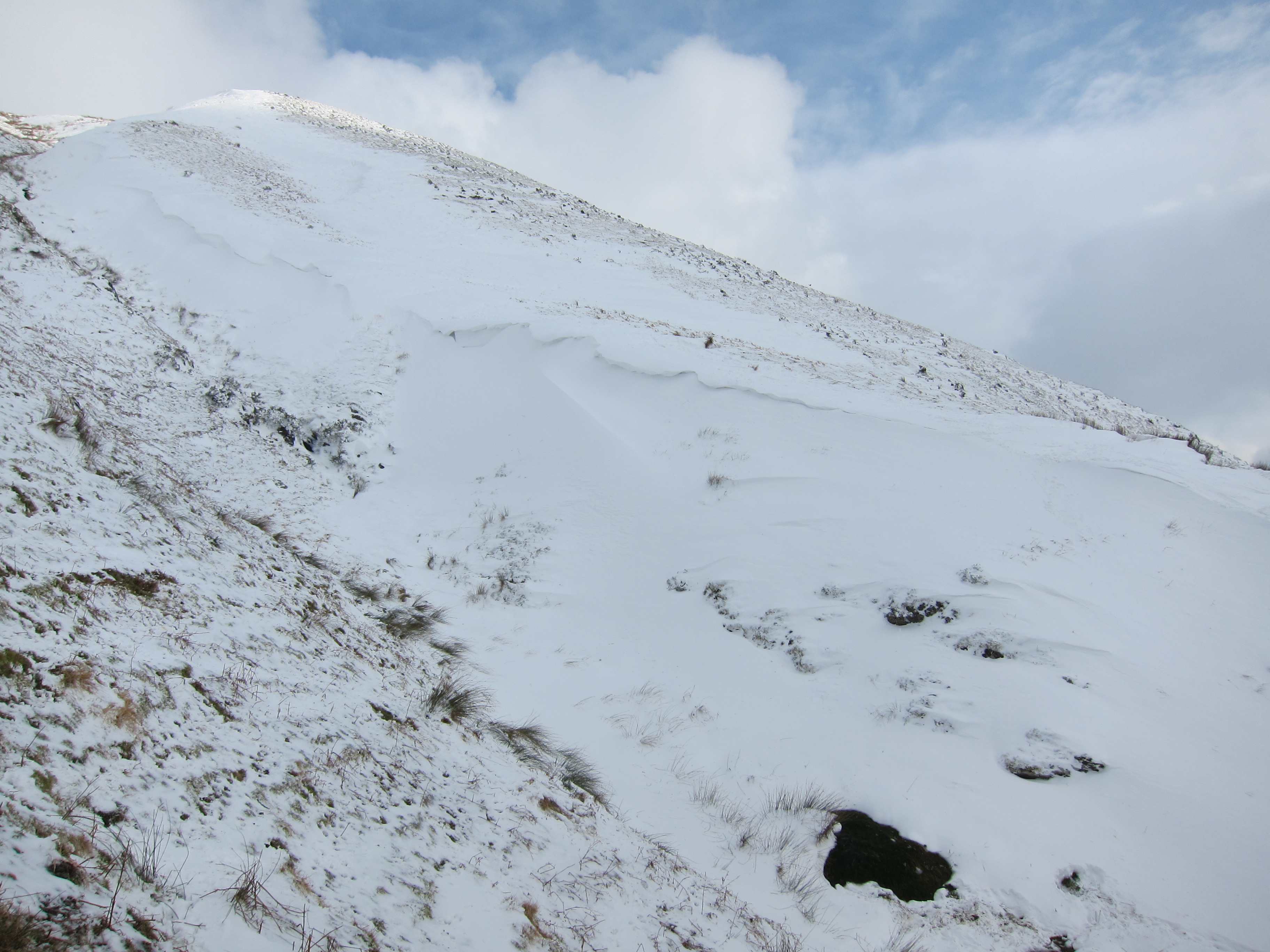 Not quite enough snow to ski