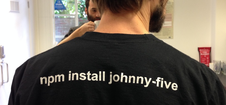 npm install johnny-five (t-shirt)