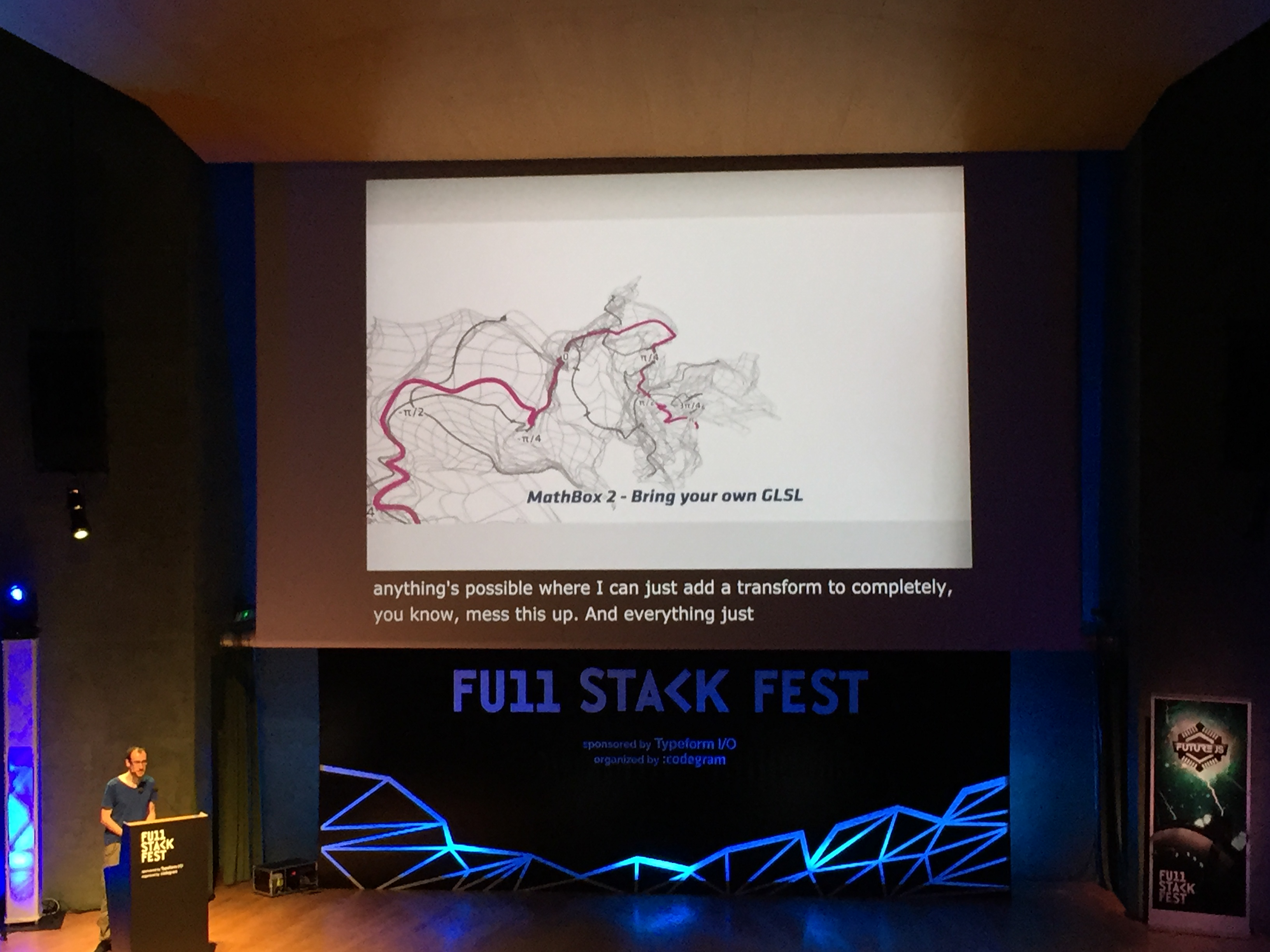 A live-captioned talk at Full Stack Fest